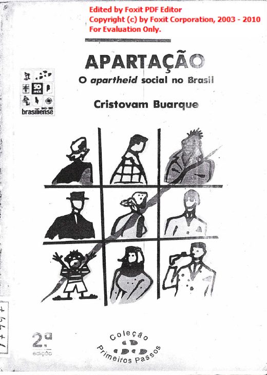 Capa de O que é Apartação — o apartheid social no Brasil