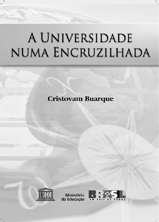Capa de A Universidade numa Encruzilhada