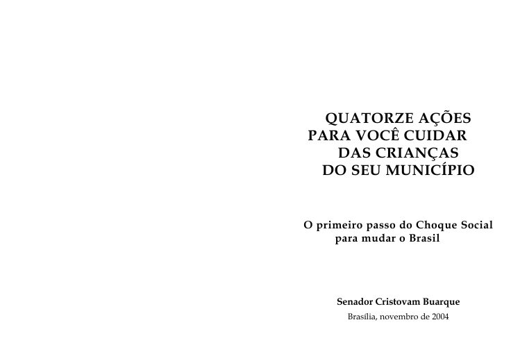 Capa de Quatorze ações para você cuidar das crianças do seu município