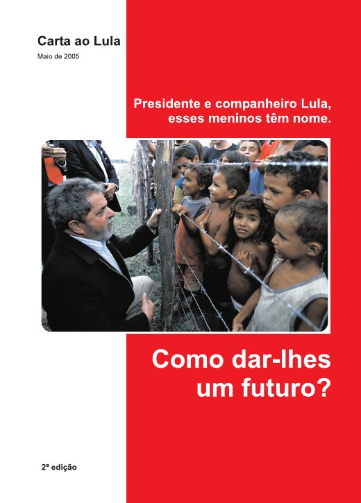 Capa de Carta ao Presidente Lula — Como dar-lhes um futuro?