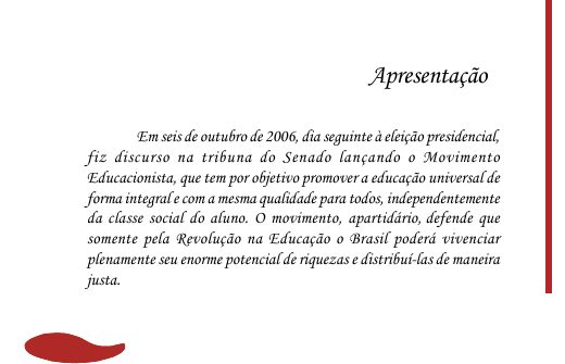 Capa de Livro de Frases — Lançamento do Movimento Educacionista