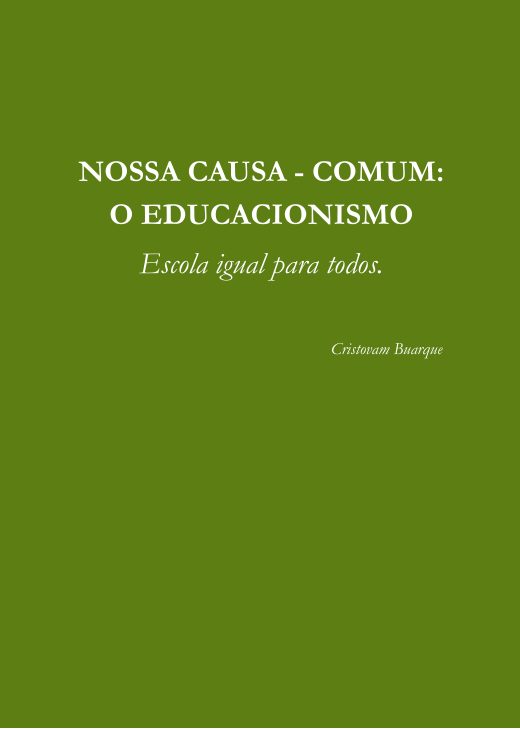 Capa de Nossa Causa Comum