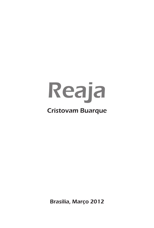 Capa de Reaja